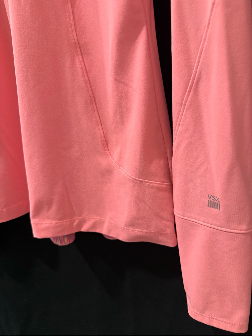 Victoria's Secret Coral Pink Half-Zip Active Pullover - Picture 3 of 6